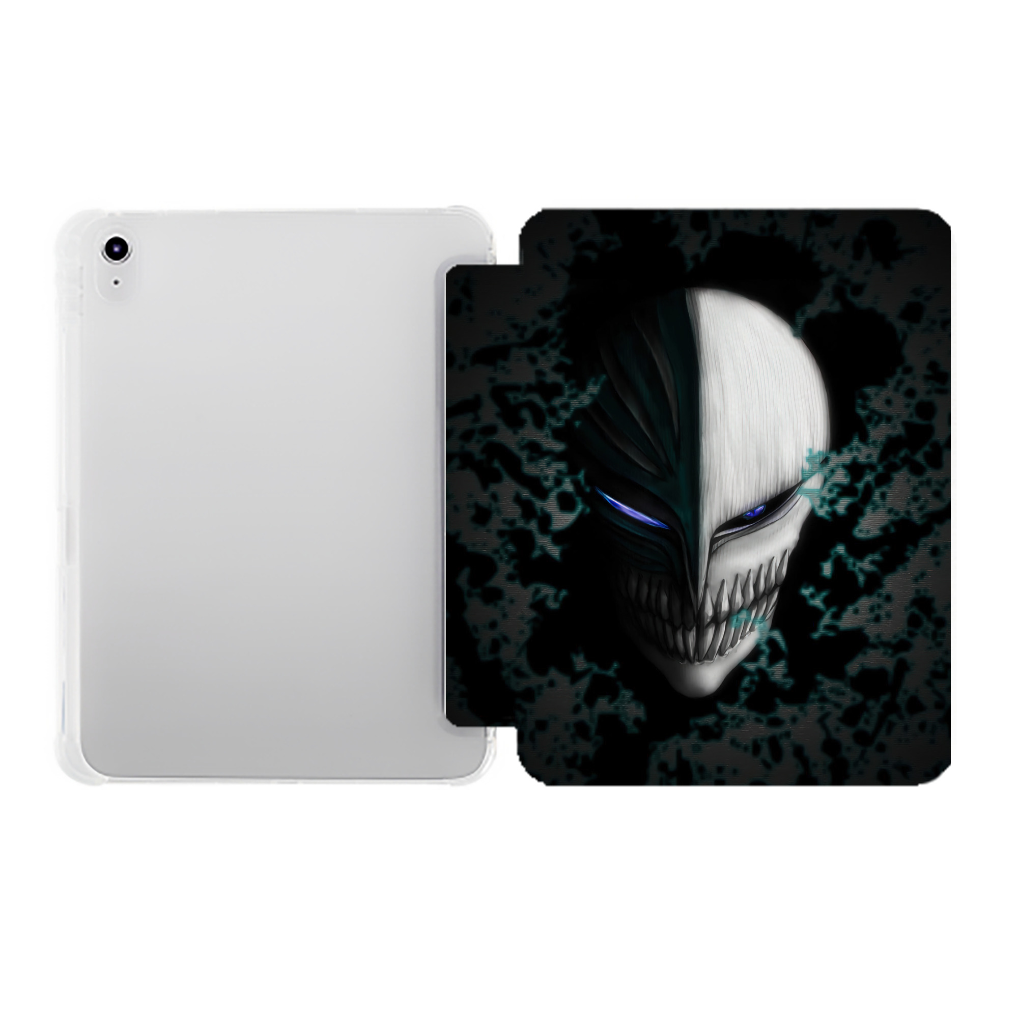 （画像用） ブリーチ BLEACH IPad ケース ペン収納付き 三つ折りスタンド PUレザー×シリコン 対応機種9.5/10.5/10.9インチ